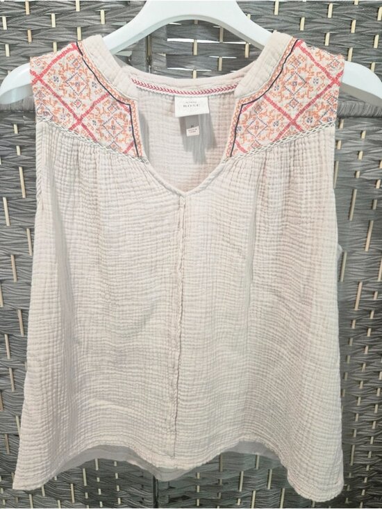 Knox Rose Tops - Cream Tank Top